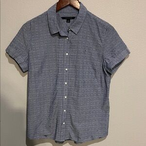 Tommy Hilfiger woman’s Casual Blue Button Down Shirt